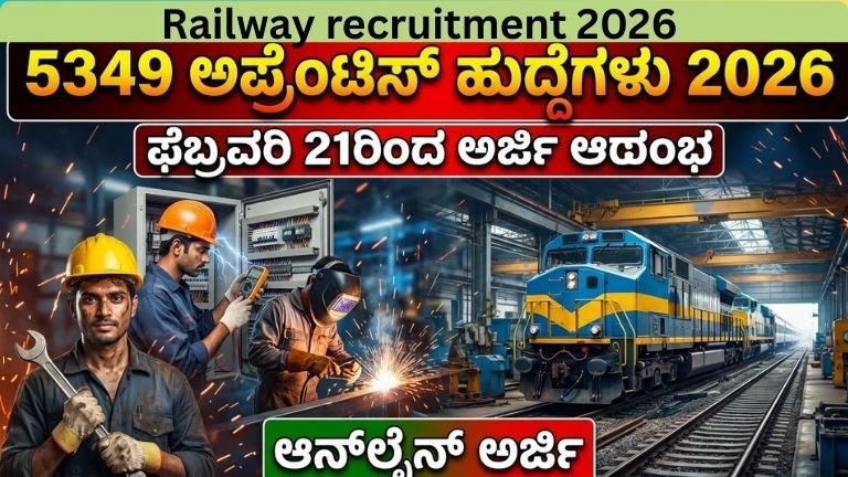 RRC Western Railway 5,349 Apprentice Vacancies